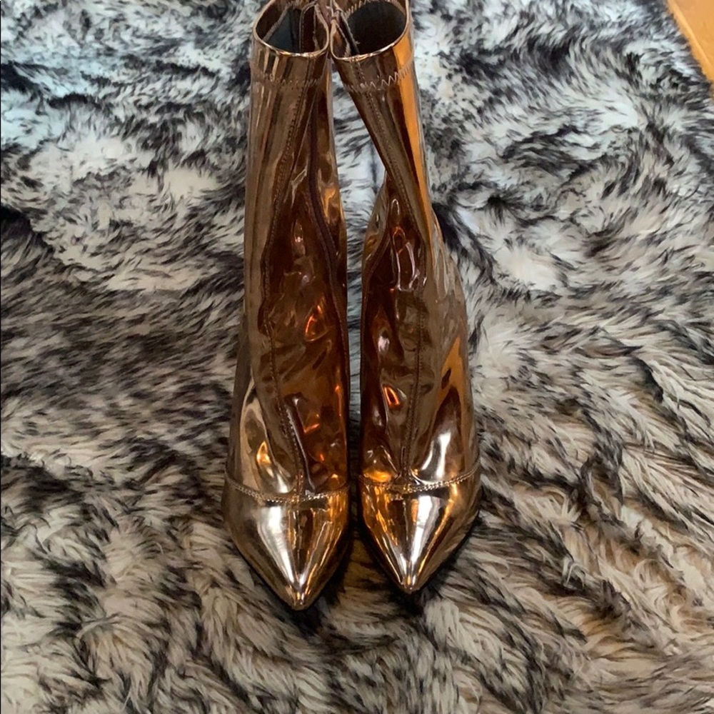 EUC Dolls Kill metallic boots by Shoe Republic, 7